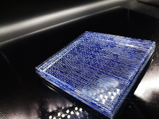 Aucun verre feuilleté décoratif automatique de la fenêtre 15mm Pvb de bulles
