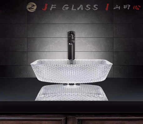 Verre de table de lavabo