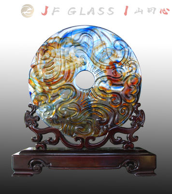 verre découpé par sable de 15mm