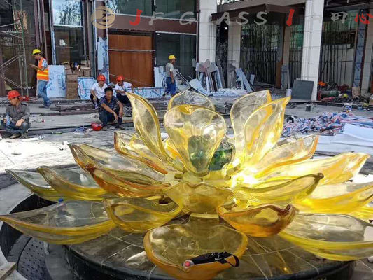 verre découpé par sable de 15mm
