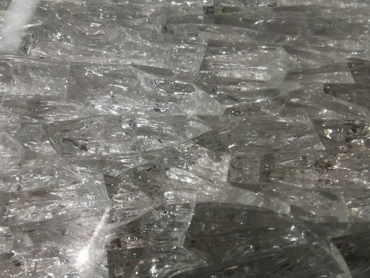 Briques dures de bloc en verre de glace du craquement 4x8 20mm de façade