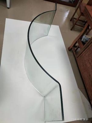 Résistant de charge gâché   précision Bent Glass For Window de 6mm