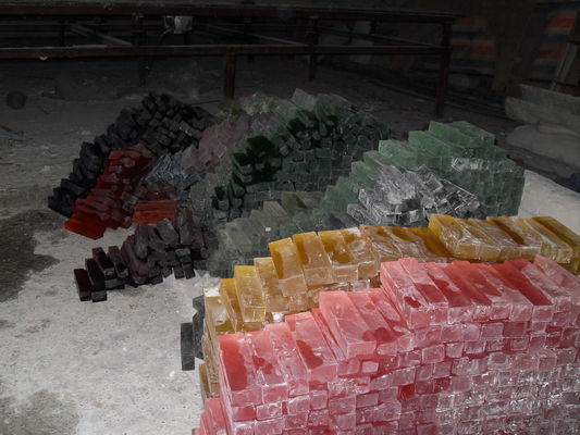 Panneaux en verre souillés 20mm plombés clairs marquetés lumineux durcis