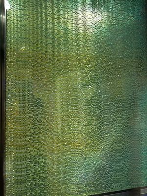 Briques solides de bloc en verre du cristal 190X190mm 12mm avec le cadre en acier