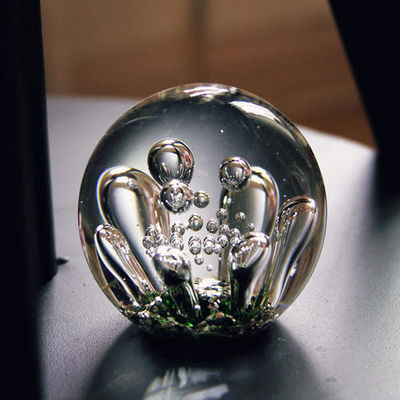 Boule en verre de bulle de la cuvette 15MM d'imagination de pièce maîtresse de cadeau de mariage