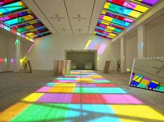 Le diviseur coloré Pvb de plafond de toit a durci le verre feuilleté