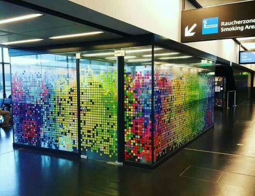 Le diviseur coloré Pvb de plafond de toit a durci le verre feuilleté
