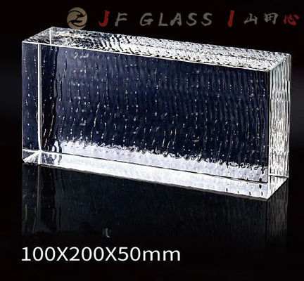 Bloc clair en verre du trottoir 6x8 de balustrade de flotteur d'hôtel