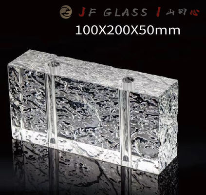 Bloc clair en verre du trottoir 6x8 de balustrade de flotteur d'hôtel