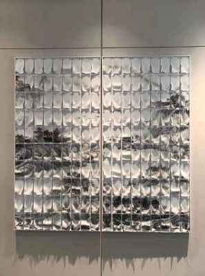 L'acide a gravé à l'eau-forte le verre fondu décoratif créatif de l'appartement 5.5mm