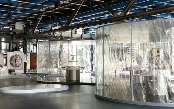 L'acide a gravé à l'eau-forte le verre fondu décoratif créatif de l'appartement 5.5mm