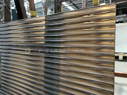 Brown coloré a stratifié les panneaux en verre standard de 19mm