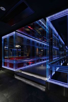 Le laser intérieur du mur ccc 8mm du club KTV a gravé Crystal Glass