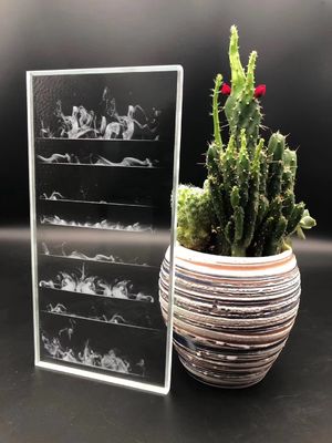 Le sable mural du laser 6mm de séparation de fenêtre a découpé le verre