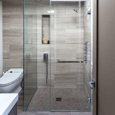 Facile maintenez le verre durci de douche de nettoyage d'individu de 22mm