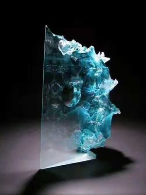 Vague lumineuse claire Crystal Award de décor d'intérieur coloré
