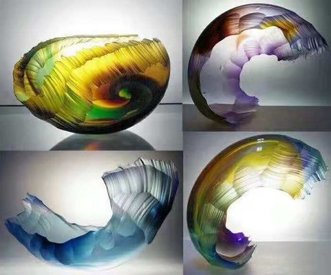 Vague lumineuse claire Crystal Award de décor d'intérieur coloré