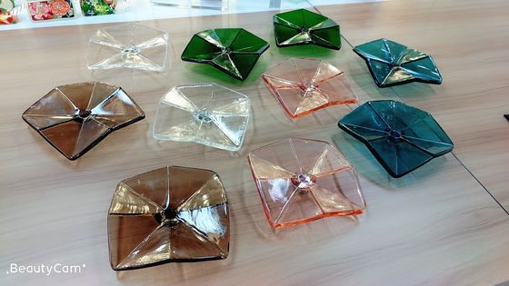 Rond élevé Sapphire Borosilicate K9 Crystal Plate de clarté