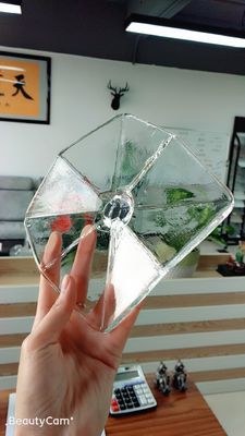 Rond élevé Sapphire Borosilicate K9 Crystal Plate de clarté