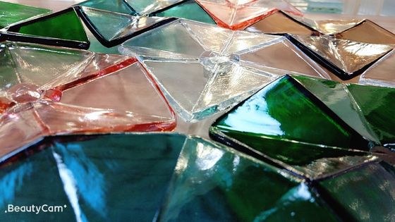 Rond élevé Sapphire Borosilicate K9 Crystal Plate de clarté