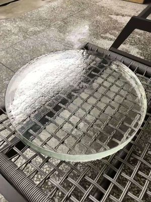 Coupe épaisse de table Crystal Glasses d'avance de GV de Clea K9 de rond