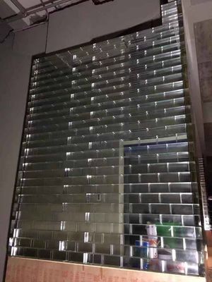 Le mur de plancher d'isolation thermique 2 pouces treillagent les tuiles claires de brique en verre