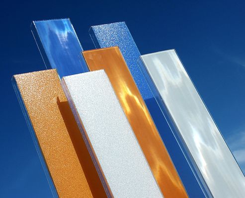 panneaux de mur de verre trempé de 6mm