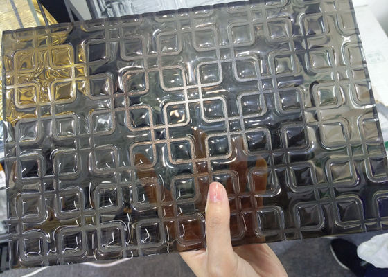 panneaux en verre standard de devanture de porte d'hôtel de 12mm