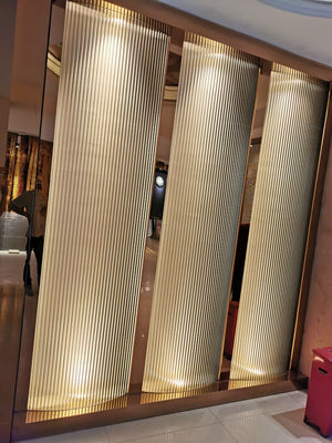 Verre 1sqm fondu décoratif rétro-éclairé dimensionnel de la cabine 3