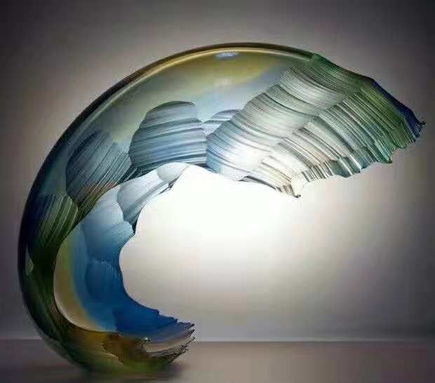 Vague lumineuse claire Crystal Award de décor d'intérieur coloré
